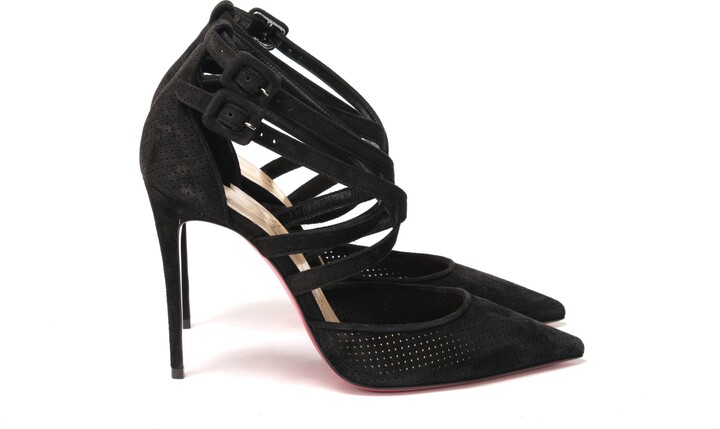 Christian Louboutin BOMBINA SPIKES 100 Strappy Studded Heels Sandals Shoes  $1095