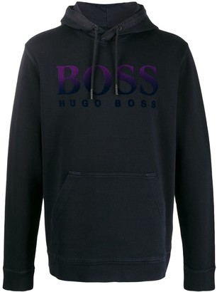 HUGO BOSS Drawstring Logo Hoodie