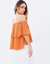 Thumbnail for your product : Finders Keepers Better Days Ruffle Top