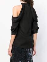 Thumbnail for your product : Erdem ruffle cold shoulder blouse