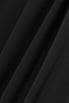 Thumbnail for your product : Rick Owens Tommykite Draped Crepe Maxi Dress - Black