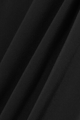 Rick Owens Tommykite Draped Crepe Maxi Dress - Black