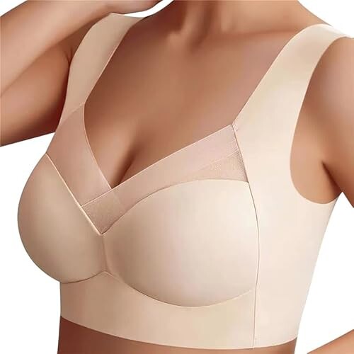 Litthing Women's Wireless Comfort Bra for Small Breast Push Up