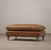 Thumbnail for your product : Carlton Leather Club Ottoman