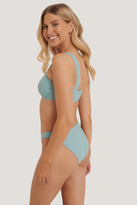 Thumbnail for your product : NA-KD Front Knot Wide Strap Bikini Top