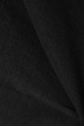 Matteau + Net Sustain Strapless Stretch-linen And Lyocell-blend Maxi Dress - Black