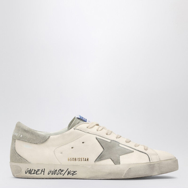 Golden Goose White/Grey Super-Star Sneaker