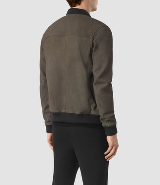 AllSaints Wray Suede Bomber Jacket