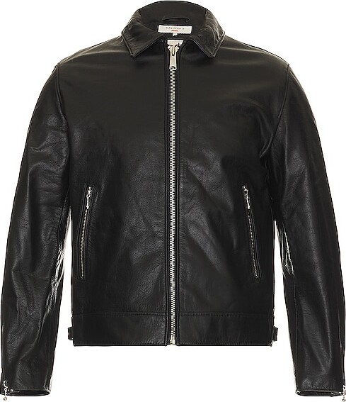 Nudie Jeans Eddy Rider Leather Jacket - ShopStyle