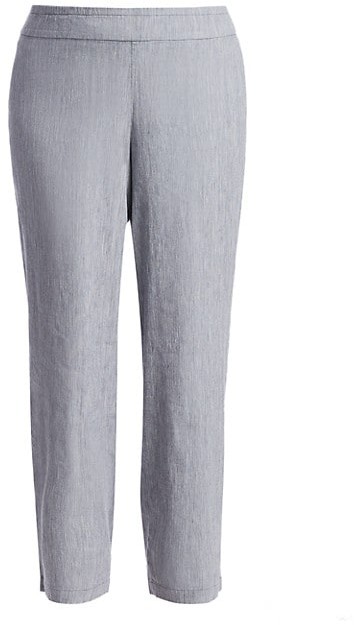 plus size pull on trousers