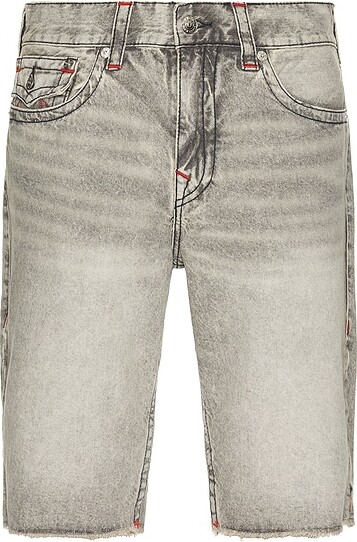 True Religion Ricky Flap Short Fray Hem Short