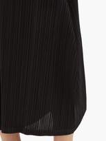 Thumbnail for your product : Pleats Please Issey Miyake Technical-pleated Satin Midi Dress - Womens - Black