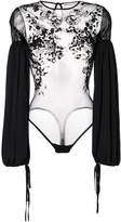 Thumbnail for your product : Amen lace embroidered bodysuit top