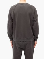 Thumbnail for your product : LES TIEN Crew-neck Brushed-back Cotton Sweatshirt - Black