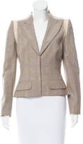 Thumbnail for your product : Alexander McQueen Wool Patterned Blazer