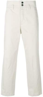 Barena double buttons straight trousers