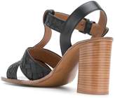 Thumbnail for your product : Bottega Veneta nero Intrecciato nappa ravello sandal