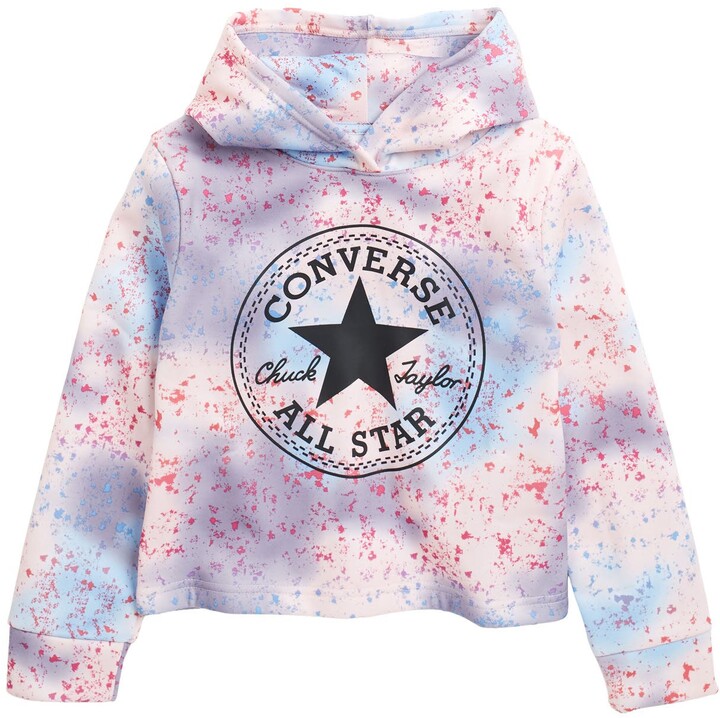 Converse Tie Dye Cropped Hoodie - ShopStyle Girls' Sweatshirts