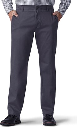 Lee Men's Performance Series Extreme Comfort Straight Fit Pant (Charcoal) Men's Clothing