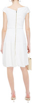 Thumbnail for your product : Roland Mouret Paneled Crepe And Jacquard Dress