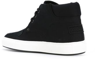 DSQUARED2 patch detail hi-top sneakers