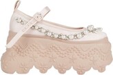 Thumbnail for your product : Simone Rocha Turbo Beaded Lace Platform Mary Jane Loafer