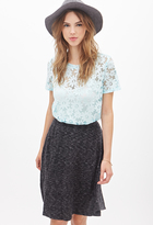 Thumbnail for your product : Forever 21 Daisy-Patterned Mesh Tee