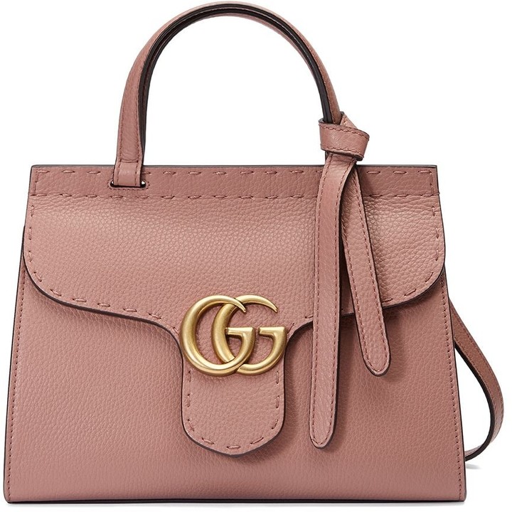 gg marmont small top handle bag