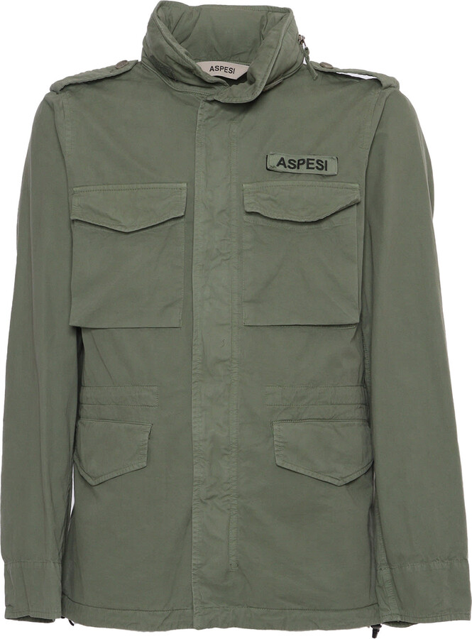 Aspesi Military Green Unlined Jacket ShopStyle