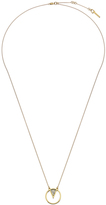 Thumbnail for your product : Whistles Hoop and Precious Stone Long Pendant