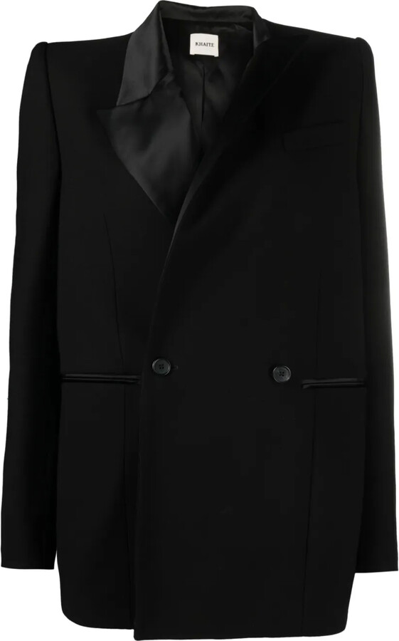 アウターその他 KHAITE Woman Blazer Black 61424092W4092 200 KHAITE Women's Black Blazers | ShopStyle