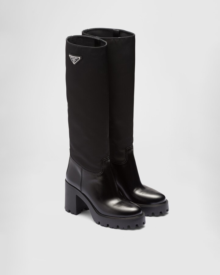 Shop PRADA 2022 SS Rubber Sole Street Style Rain Boots Boots by AceGlobal