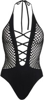 Thumbnail for your product : Hauty Strappy Fishnet Bodysuit