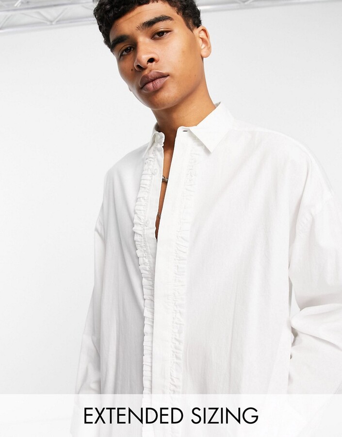 Mens Ruffle Front Shirt | Shop The Largest Collection | ShopStyle