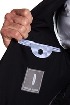 Thumbnail for your product : Michael Bastian Black Woven Two Button Notch Lapel Wool Extra-Trim Fit Blazer