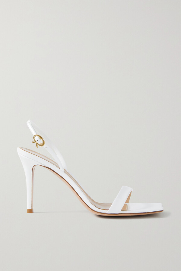 Patent Leather Women's White Sandals | ShopStyle