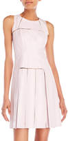 Thumbnail for your product : Carolina Herrera Pleated Panel Fit & Flare Dress