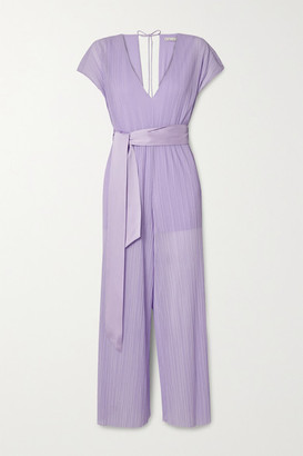 lavender jumpsuit outfit