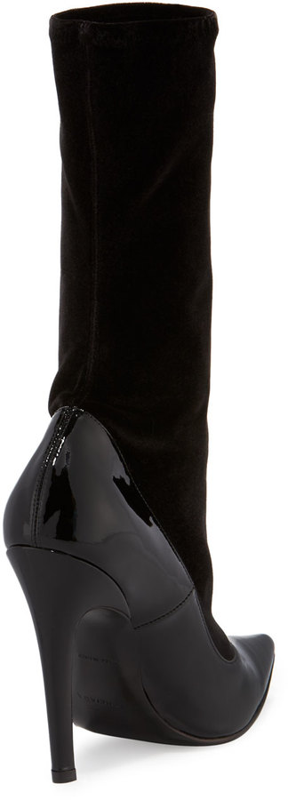 balenciaga velvet boots