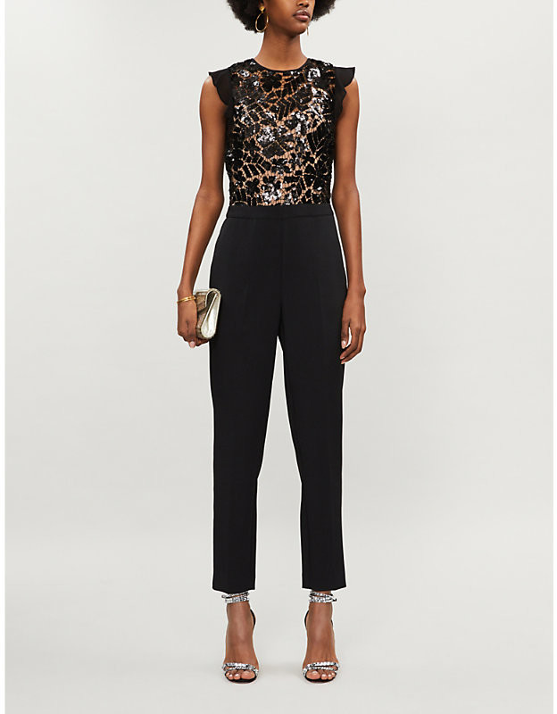 michael kors sequin jumpsuit