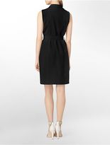 Thumbnail for your product : Calvin Klein Womens Moto Style Asymmetrical Zip Front Sleeveless Dress