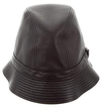 Philip Treacy Textured Bucket Hat