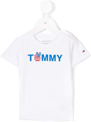 Tommy Hilfiger Junior logo printed T-shirt
