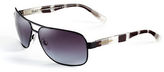 Thumbnail for your product : Dolce & Gabbana Rectangular Aviator Sunglasses-GUNMETAL-One Size