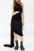 Thumbnail for your product : Rick Owens Lilies ‘Ophelia Mini’ Velour Dress - Black