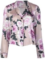 Thumbnail for your product : Fleur Du Mal floral print pajama top
