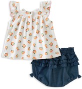 Thumbnail for your product : Kate Spade Girls' Orangerie Top & Bloomers Set
