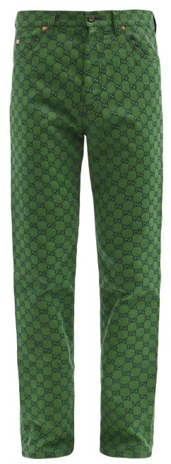 gucci green pants