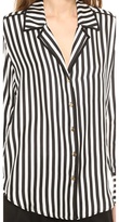 Thumbnail for your product : Rachel Zoe Liv Boxy Collared Blouse