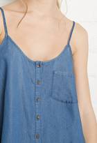 Thumbnail for your product : Forever 21 Button-Front Chambray Cami
